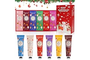 AIFANCIEY Crema Mani Set, 12 Pezzi Contiene 10 Creme Mani Idratanti Profumate, 2 Creme Piedi, per i Piedi per Mani Secche e Screpolate