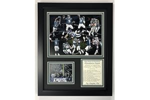 Legends Never Die Philadelphia Eagles Super Bowl 52 NFL Champions Collectible | Gerahmte Foto-Collage Wandkunst Dekor – 30,5 x 38,1 cm (11856U)