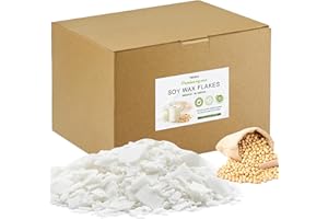 TRINIDa Soy Wax for Candle Making, 5KG SoyPRO Candle Wax Flakes, 100% Soy Wax Supplies of Candle Making for Adults and Beginners, Premium Pure Natural