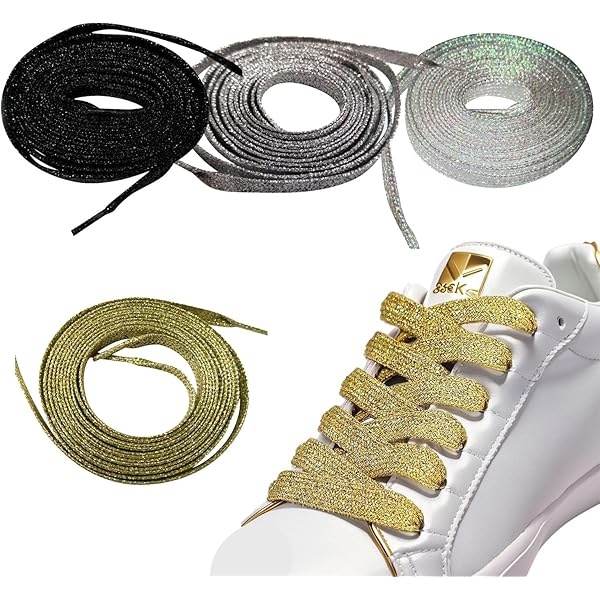 SNORS LACCI PER SCARPE Piatti GRIGIO CHIARO 60-180 Cm Lunghi - Foto 6