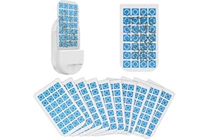 PANCELLENT trappola per mosche da interno, trappole per moscerini per interni, acchiappa mosche da interno, trappola per mosche della frutta, tarme, moscerini, trappola per zanzare (confezione da 10 ricariche)