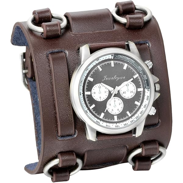 Orologio Da Uomo Steampunk Teschio: Orologio Da Polso Cinturino in