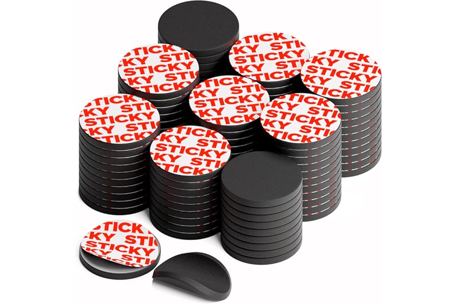 Round Flexible Magnets with Adhesive Backing - (45pcs 0.8"x0.08"/2x0.2cm) Magnetic Dots for Whiteboard, Fridge - Stickers for Planning and Organization - Teacher Must Have - Classroom Supplies