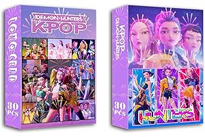 Sanmatic K-Pop Demon LOMO Cards Classic Card Set for Kids Playing for Party Favors and Gift