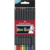 Faber-Castell 116412 - Buntstifte Blackwood, 12er Etui