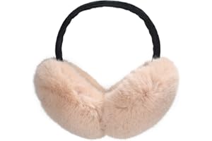 ZLYC Womens Girls Winter Fashion Adjustable Faux Fur EarMuffs Ear Warmers