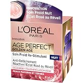 L'Or&eacute;al Paris - Age Perfect - Golden Age - Soin Nuit Re-Fortifiant | Peony native cells, calcium vitamin B3, cooling effect,