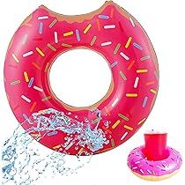 Einhorn Schwimmring Baby - Aufblasbarer Poolring Mit Glitzer, Dickes PVC Für Kinder