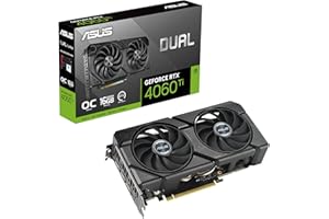 ‎ASUS ASUS Dual GeForce RTX 4060 Ti EVO OC Edition 16GB GDDR6 Gaming Grafikkarte (Nvidia GeForce RTX4060Ti EVO DLSS 3, PCIe 4.0, 1x HDMI 2.1a, 3X DisplayPort 1.4a, DUAL-RTX4060TI-O16G-EVO)