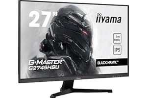 iiyama G-Master Black Hawk G2745HSU-B1 68,5cm 27" IPS LED Gaming Monitor Full-HD HDMI DP USB2.0 1ms FreeSync schwarz