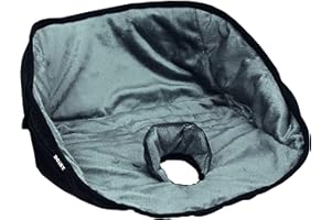 Dooky Almohadilla para orinar, Almohadilla (extraíble, Ajuste Universal para Asientos de Coche, Impermeable, Lavable, Acolchado Suave para Que Sea cómodo, tamaño: 37 x 31 cm), Negro