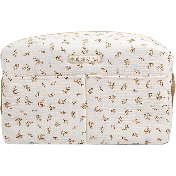 Borsa Portaoggetti Per Passeggino | Tasca Con Cerniera, Ricamo Coniglietto | Multifunzione E Capiente - Foto 14