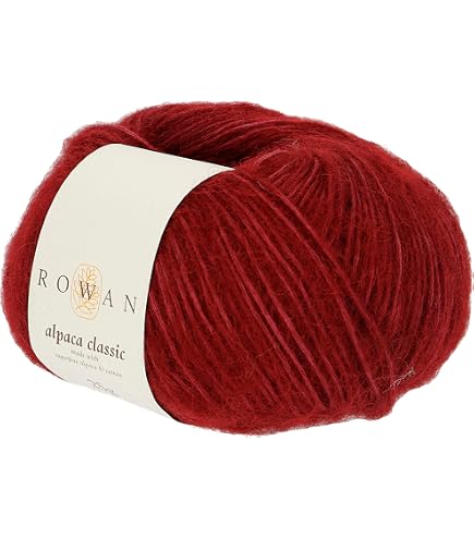 Rowan Alpaca Classic Handstrickgarn – 57% Alpaka, 43% Baumwolle, 50g, Farbe Peacock, Weich & Leicht
