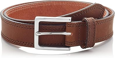 Marca Amazon - Hikaro Cinturón de Cuero Hombre