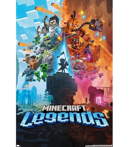 Trends International Minecraft - World Beyond Wall Poster, 22.375