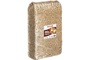 R GARDEN Granulés de Bois (pellets de Chauffage) 6 mm 100% résineux – Combustible Premium pour poêle à granulé, Inserts et chaudière à pellets – Pouvoir calorifique élevé - R'FLAM - 7,5 KG
