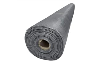 KASART Filet de rechange pour moustiquaire en fibre de verre avec maille 18 x 16 rouleau de 30 m différentes hauteurs (fibre de verre, 1 m (h) x 30 m)