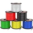 5.3mm² 10awg Silicone Electrical Wire Cable 6 Colors 6x3 Meters 10 Gauge Hookup Wires kit Stranded Tinned Copper Wire Flexible and Soft High Temperature Resistance