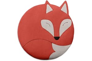 LESCHI 4-komorowa poduszka z ziarnami do kuchenki mikrofalowej – poduszka rozgrzewająca ze 100% naturalnej bawełny ekologicznej i pszenicy ekologicznej – idealna jako naturalna pomoc w przypadku bólu