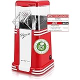 Emerio Macchina per popcorn Maker, deliziosi popcorn per la casa, facile e veloce, 60 g di mais per passaggio, 1200 Watt, fac