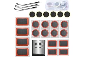 Drado Bike Repair Tool Kit- Bicycle Puncture Repair set with Patch Kit, Tire Levers & Tube Patch, Mountain Bike Accessories