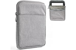 PEUTIER Funda para Kindle Dispositivo de 6 a 7 Pulgadas, Bolsa Protectora para Lector Electrónico Funda Protectora para Tableta Funda Lector Electronico (Gris)