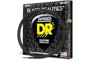 DR Strings Black Beauties Bass Taper Heavy