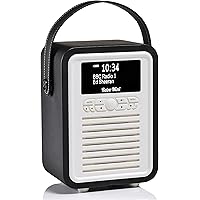 VQ Retro Mini DAB Radio with Bluetooth, Radio Alarm Clock with FM ...