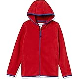 Amazon Essentials Giacca con Cappuccio e Cerniera Integrale in Pile Bambini e Ragazzi