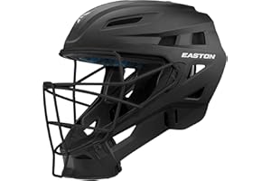 EASTON ELITE X Baseball Catchers Helmet, Matte Color, 2021, High Impact Absorption Foam, Moisture Wicking BIODRI liner, High Impact Resistant ABS Shell, Steel Cage, NOCSAE Approved