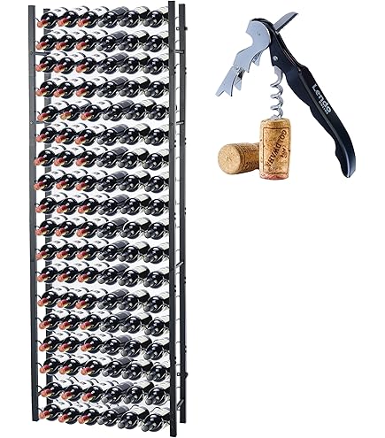 Wijnrek voor aan de muur, DIY houten flessenopslag, wijnrek voor aan de muur, 3-laags zwevende planken voor sterke drank, voor keuken, eetkamer, bar, wijnkelder (6pcs