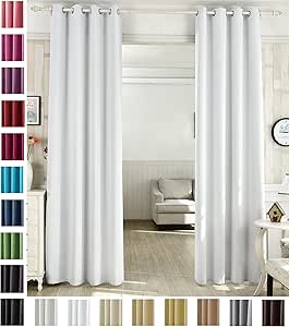 Cozomiz Verdunklungsvorhang - Thermovorhang Mit Schlaufen 150x180cm