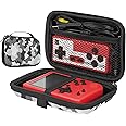 GEEKRIA Handheld Game Console Carrying Case, Protective Travel Retro Mini Game Player Box for Charging Cable, Batteries, Earpods, and Gaming Accessories