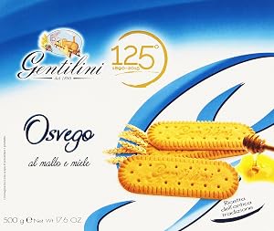 Gentilini Biscotti al Malto e Miele Osvego - 500 g