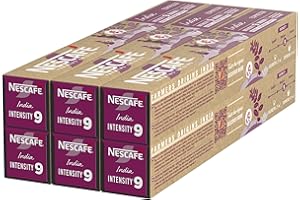 NESCAFE FARMERS ORIGINS NESCAFÉ Farmers Origins India Espresso Cápsulas de Café 6 x 10 Unidades - Aprobado para Máquinas Nespresso