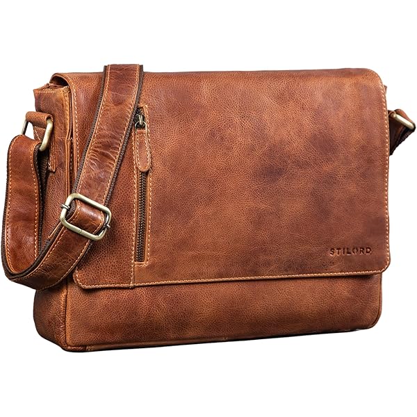 STILORD Marlon lederen tas heren business uni kantoor vintage schoudertas groot DIN A4 met 15,6 inch laptop vak elegante aktetas gemaakt van echt runderhuid Kleur:colorado - bruin STILORD Marlon lederen tas heren business uni kantoor vintage schoudertas groot DIN A4 met 15,6 inch laptop vak elegante aktetas gemaakt van echt runderhuid Kleur:colorado - bruin