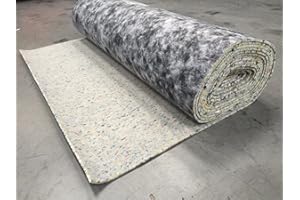 T & A UPHOLSTERY SUPPLIES LTD 10mm Thick PU Carpet Underlay Rolls | Choose from 30 Sizes | 25m² Total Area | UK Manufactured Quality Luxury Feel