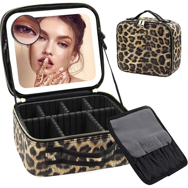 Trousse De Maquillage Imprimée Tortue - Grande Capacité, Imperméable, Pour Voyage Et Salle De Bain - 5