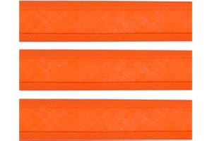THE BEAD SHOP Bias Binding Tape, Cotton, 1 Inch / 25mm, Sewing, Bunting, Single Fold - 5 Metres - Orange