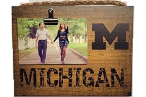 Fan Creations NCAA Bilderrahmen Michigan Wolverines Team Name Clip It