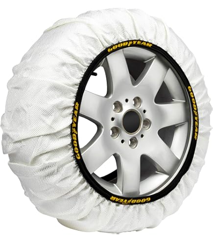 Catene Da Neve KAWIN Omologate 215/65-15 – 7 Mm, Montaggio Rapido, Coppia Con Valigetta