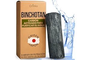ORINKO Binchotan Japonés de Kishu Bio 1X (25G) | Roble Ubame de Wakayama - Auténtico carbón activado Binchotan tradicional de Japón para purificación de agua en jarra