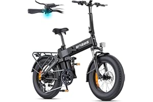ENGWE Bicicletta Elettrica Pieghevole, Batteria 48V 15Ah Fino A 130 km, Sensore Di Coppia E Design Pieghevole Con Freni Idraulici E App Per Ogni Terreno, ENGINE PRO 3.0 BOOST