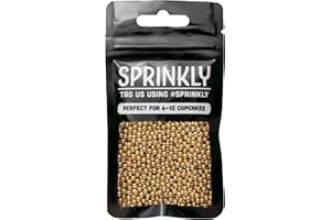 SPRINKLY - Metallic Pearls - Gold - 4mm - 30g