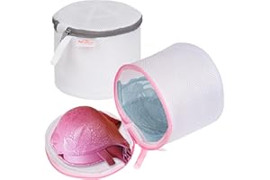 MAGNIFICENT 7 STAR MAGNIFICENT Bra Laundry Bags. 2 Set Double Layered Delicates Wash Bags for Multi-Protection. Reusable Premium Mesh Laundry Bags for Washing Machine with Zips for Bra/Underwear/Socks/Intimates/Lingerie