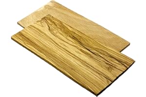 Smokey Olive Wood 2 x Olive Wood Grill Boards 220 mm