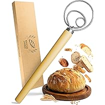 KRUSTENZAUBER Gietijzeren pan, brood bakken (incl. rijskorf) - robuuste 26cm broodvorm om te bakken - Ideale broodvorm met deksel, gietijzeren pan, accessoires, koekenpan