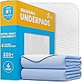 GREEN LIFESTYLE Washable Underpads - Large Bed Pads for use as Incontinence Bed Pads, Reusable Pet Pads, Great for Dogs, Cats, Bunny, Seniors Bed Pad (Pack of 2 - 41x41)