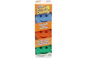 Scrub Daddy SDC3CTX12 Tvättsvamp, Paket Med 3, Flerfärgad