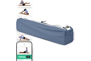 Vesta+ Borsa da yoga per tappetino da yoga + app fitness, borsa da yoga in cotone biologico, borsa da yoga con tracolla regolabile. La borsa ecologica per il massimo nel tuo allenamento.